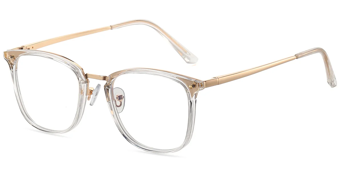 Anti Blue Light Glasses Gold side 090