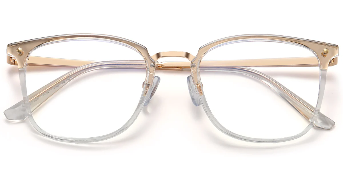 Anti Blue Light Glasses Gold side 090