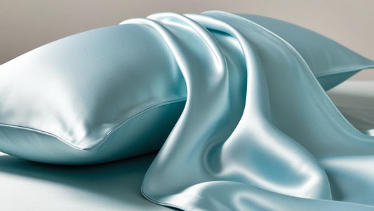 Premium Silk Kussensloop Licht Blauw