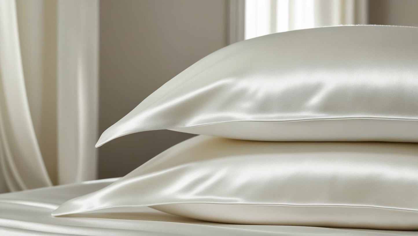 Premium Silk Kussensloop Wit